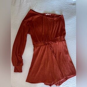 boutique brand one sleeve romper